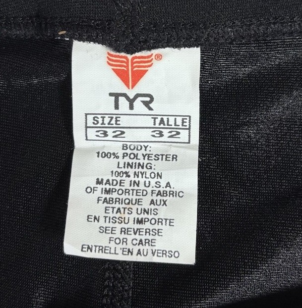 TYR Women’s XS Black Jammer Swim Shorts Athletic Training Competition NWT