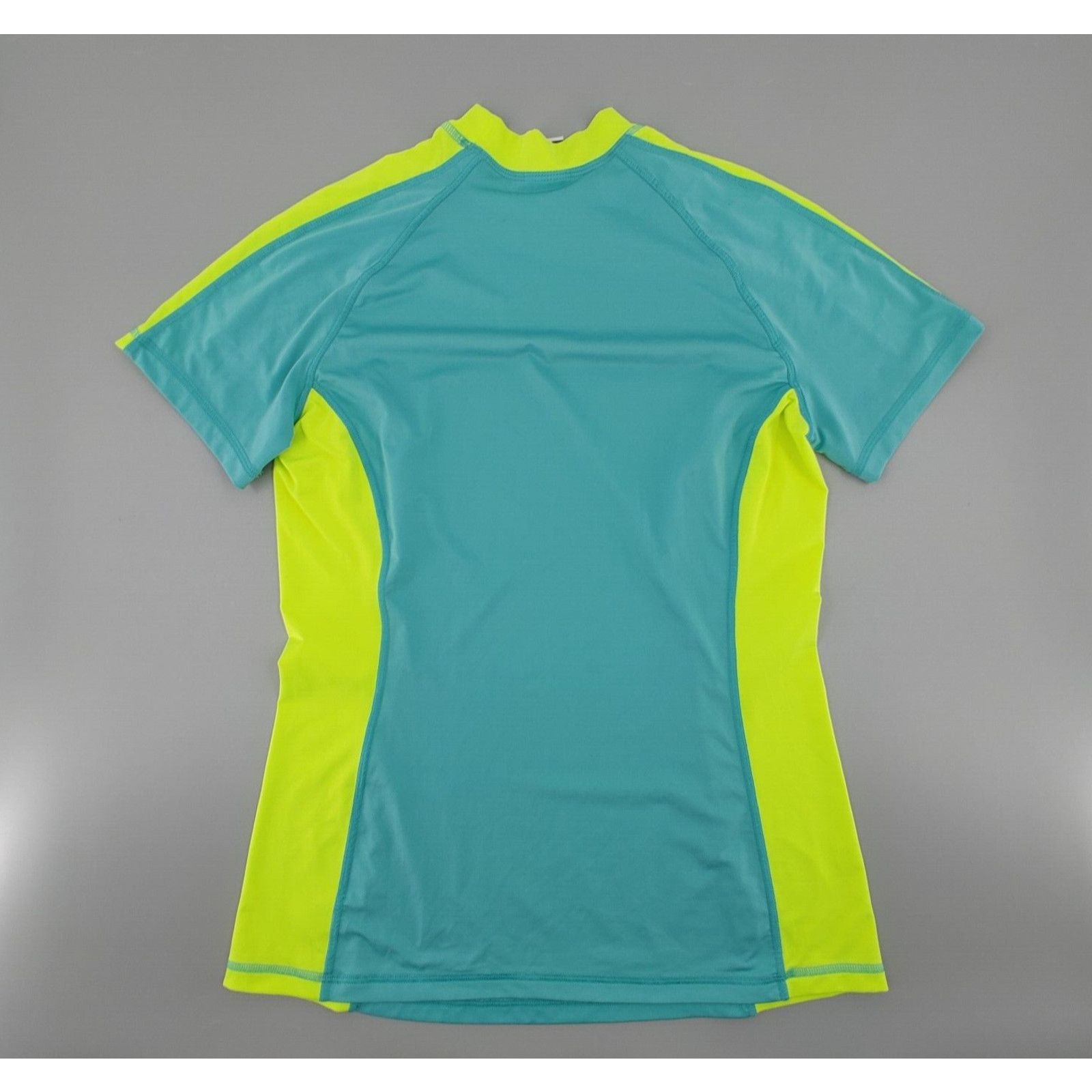 Speedo Rashguard Womens Medium Green Swim Top UV Protection Outdoor Beach