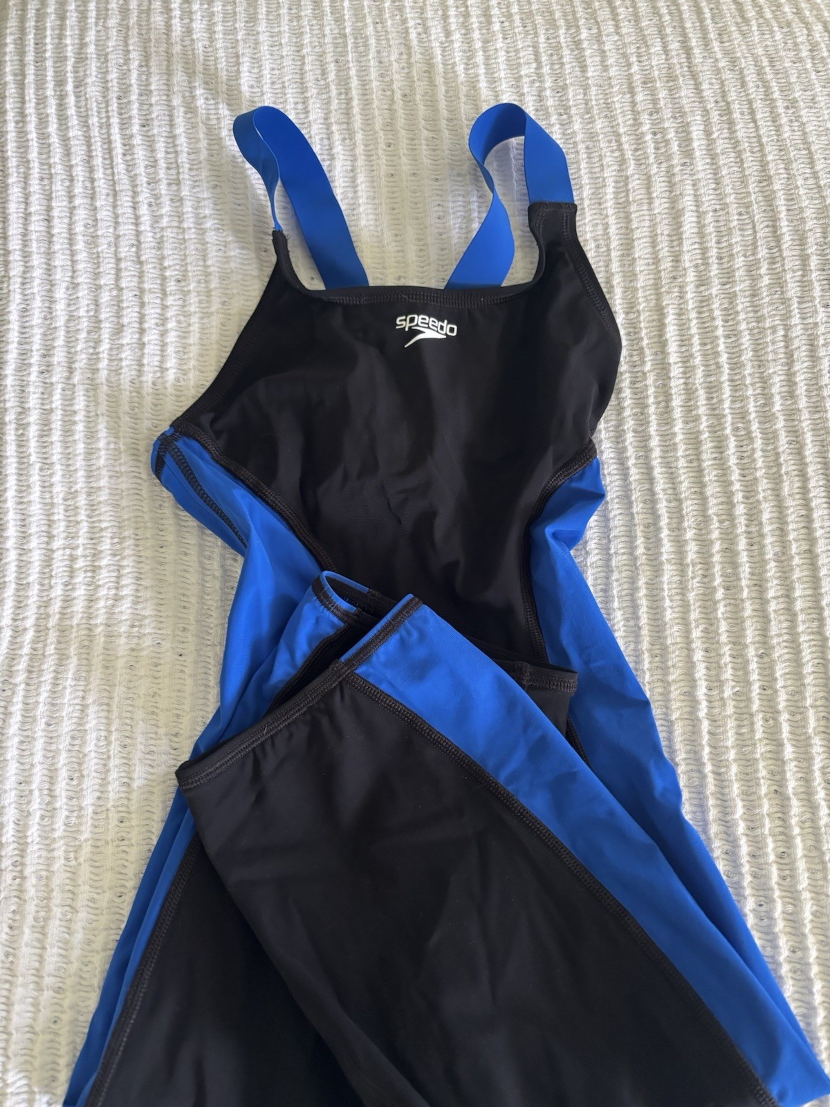 Women’s Speedo Powerplus, Knee skin, Black/blue, Size 26