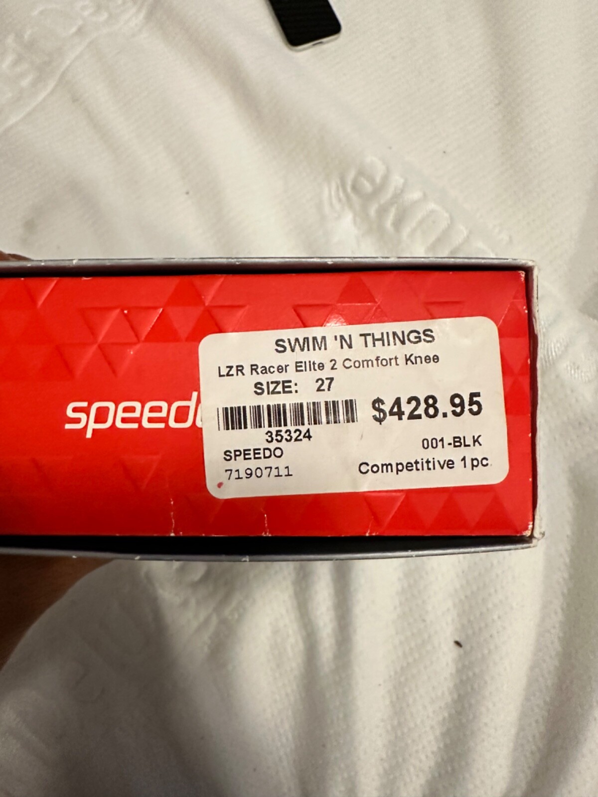 new speedo fastskin lzr racer elite 2 size 27: perfect condition