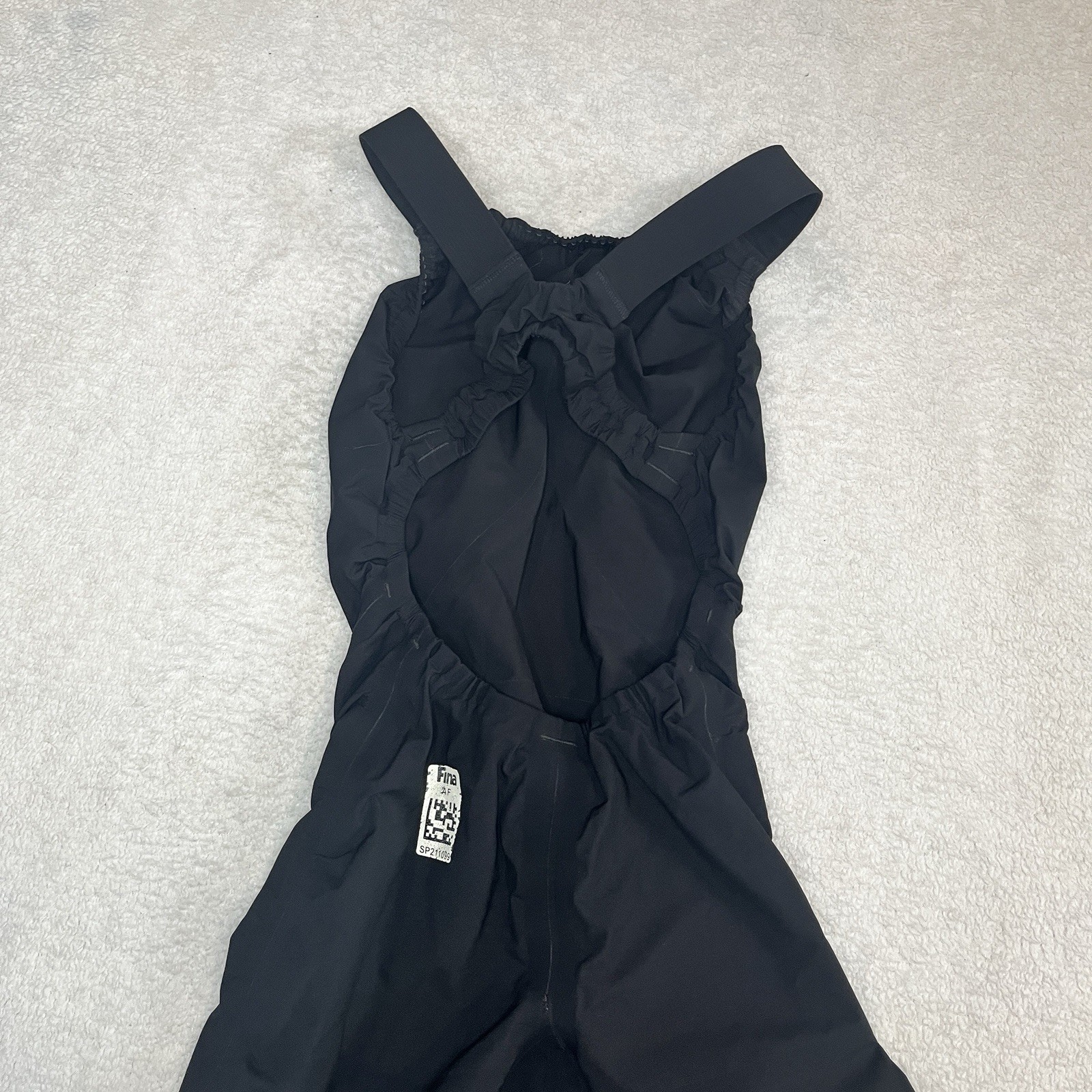 SPEEDO Womens Black LZR Racer Pro Recordbreaker Kneeskin Swim Suit Size 16