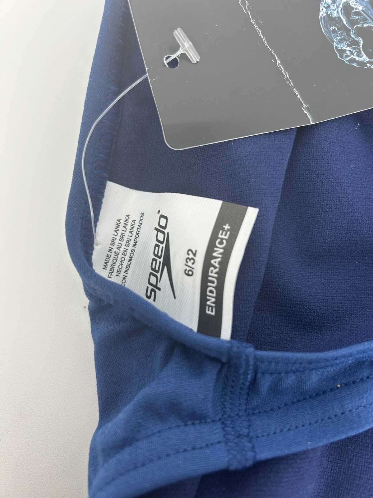 Speedo Women’s Size 6 / 32 Navy Blue Solid Endurance Super Pro Swimsuit Swim
