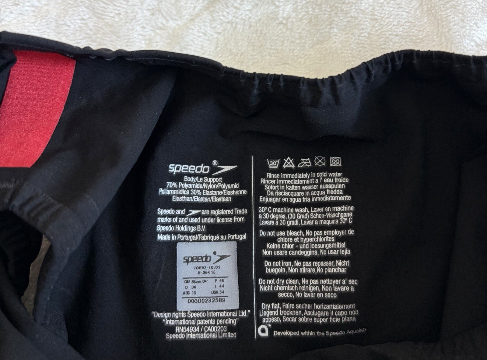 NWT Speedo Women’s Size 34 LZR Racer Pro Recordbreaker Tech Suit Black