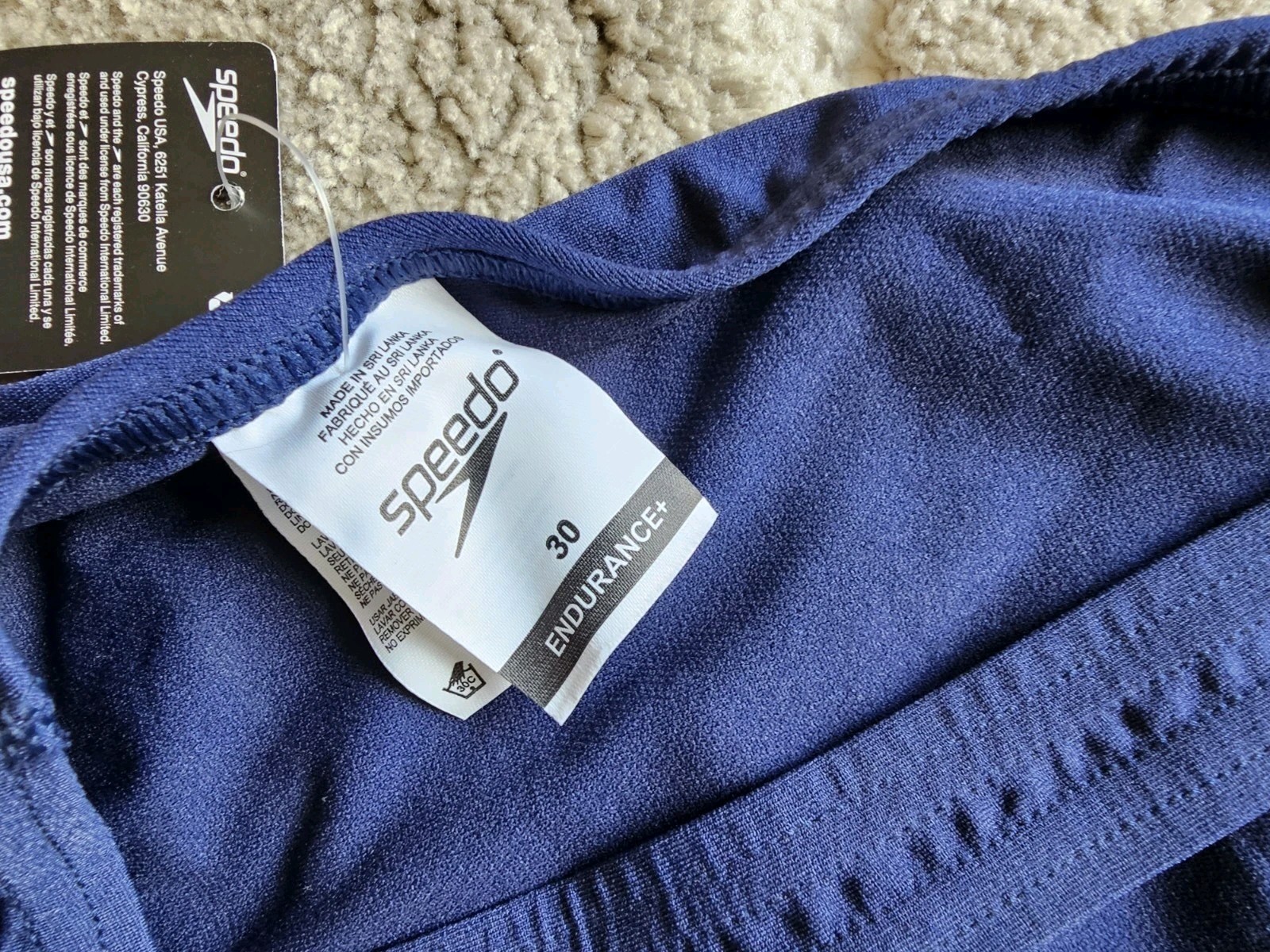 SPEEDO Solid Navy Super Pro Endurance+ One Piece Swimsuit Women’s Size 30 NWT