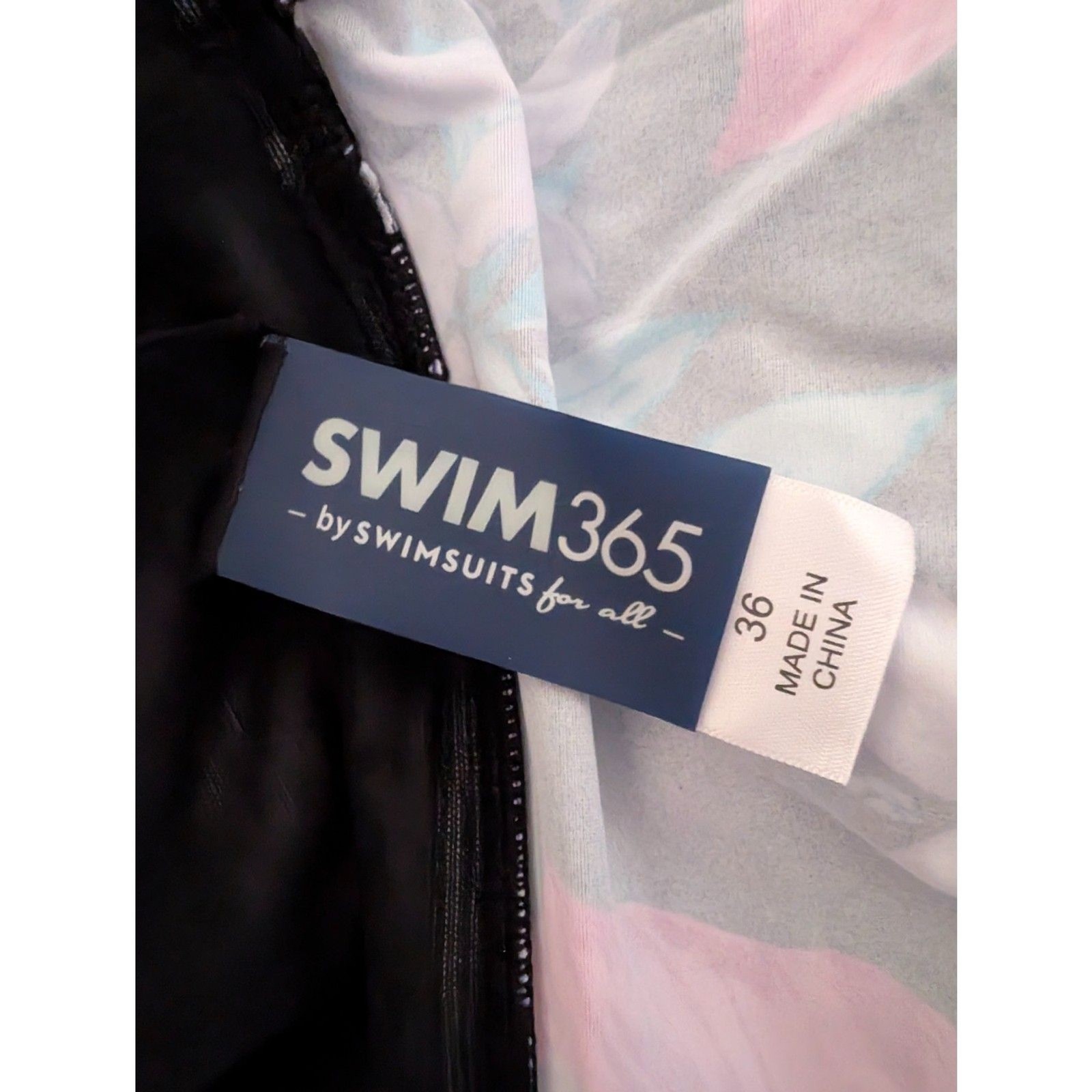 Women’s Swim 365 by Swimsuit For All Tankini Top Size 36 Paradise Floral NWOT