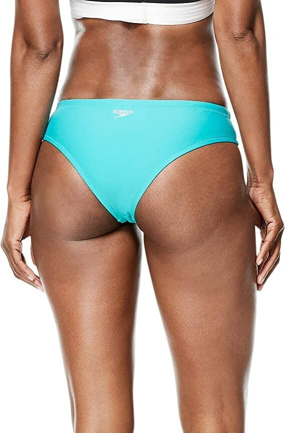 SPEEDO Women’s Swimsuit Bottom Bikini Endurance Cheeky Hipster GREEN – SIZE M