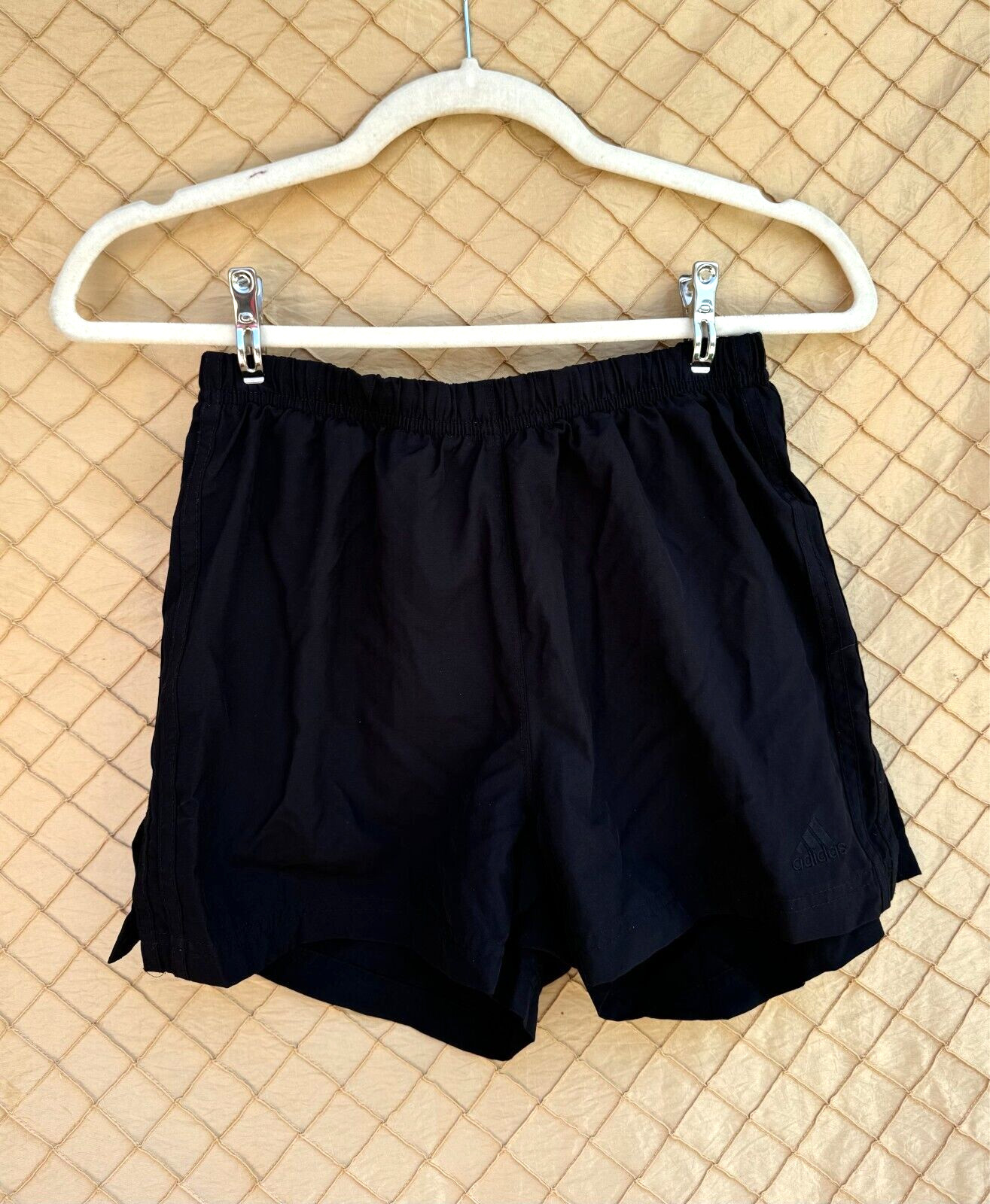 adidas Climalite Size S Women’s Black Elastic Drawstring Pull on Swim Shorts