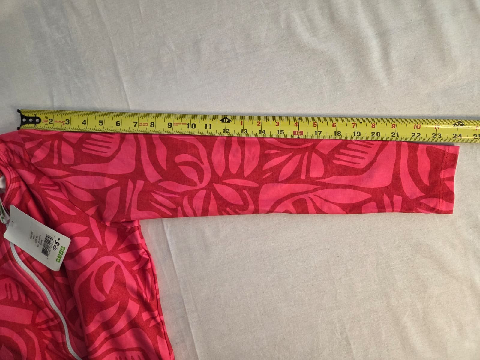Next By Athena Long Sleeve Zip One Piece Swimsuit Scuba Suit Size XL Pink Tiki