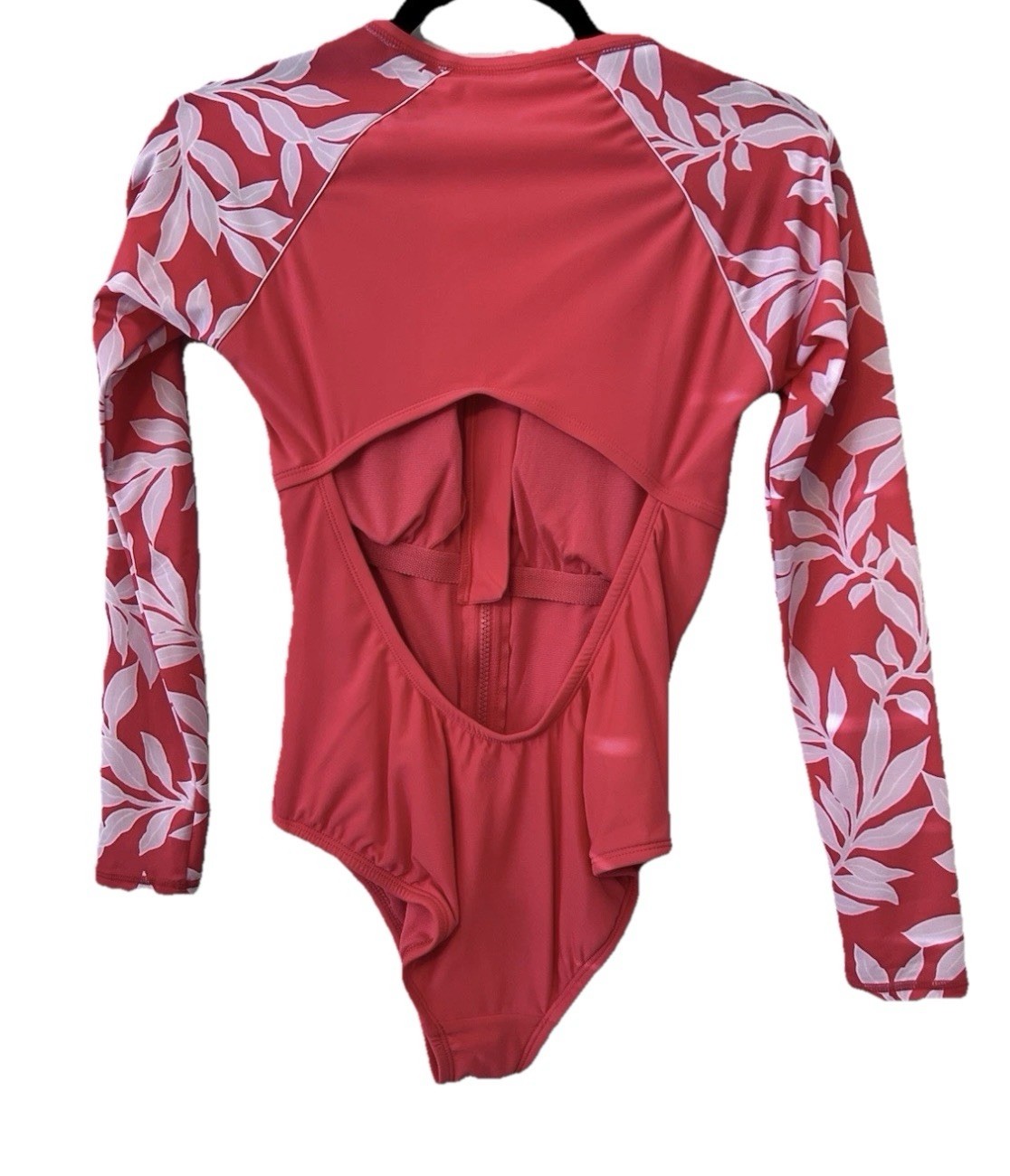 All In Motion Women’s Coral Floral Activewear One Piece Swimsuit Small NEW