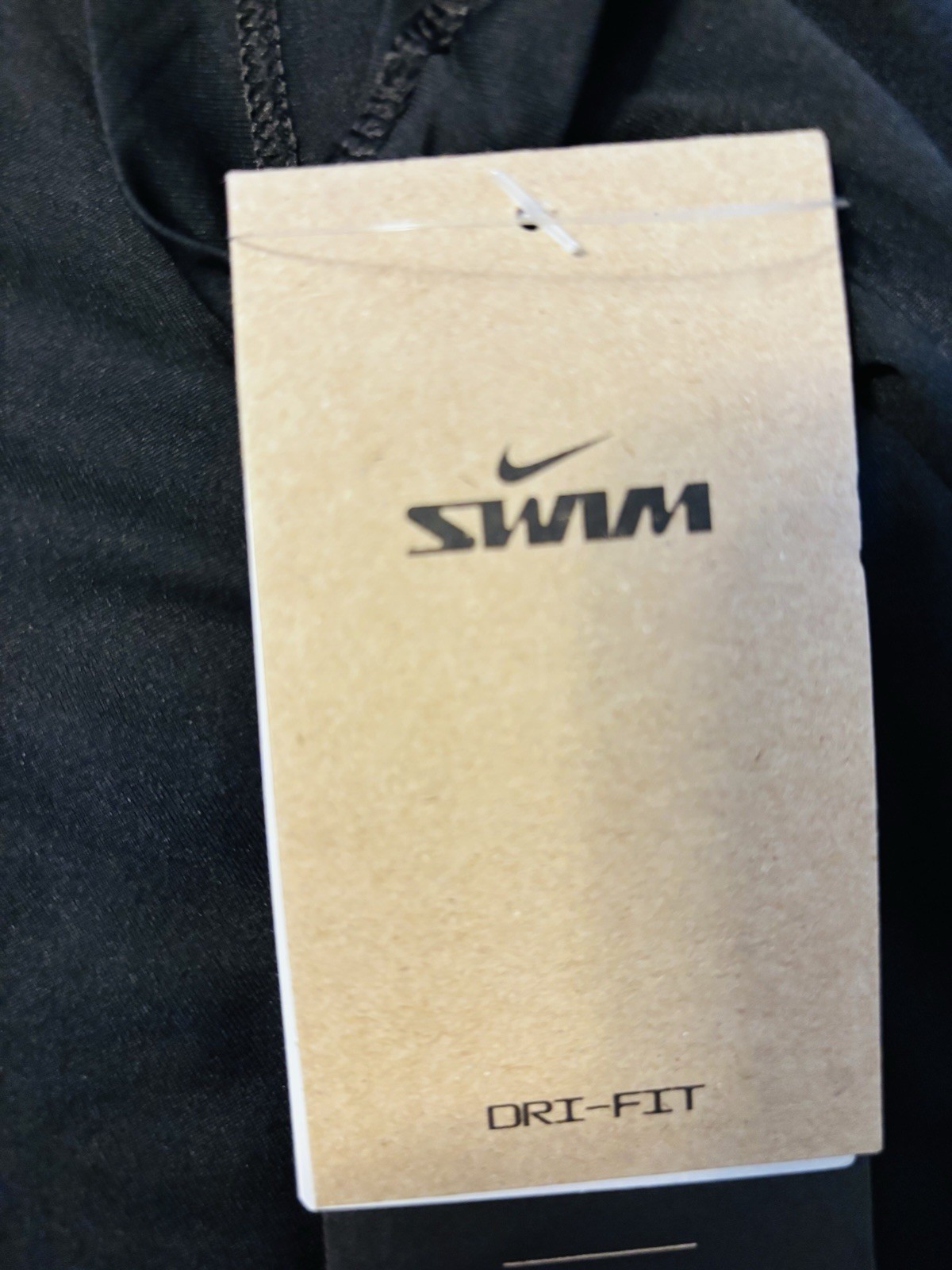 Nike Swim Shirt women’s Black Dri-Fit ShortSleeve UPF 40+ Pullover Worn Onc Sz-M