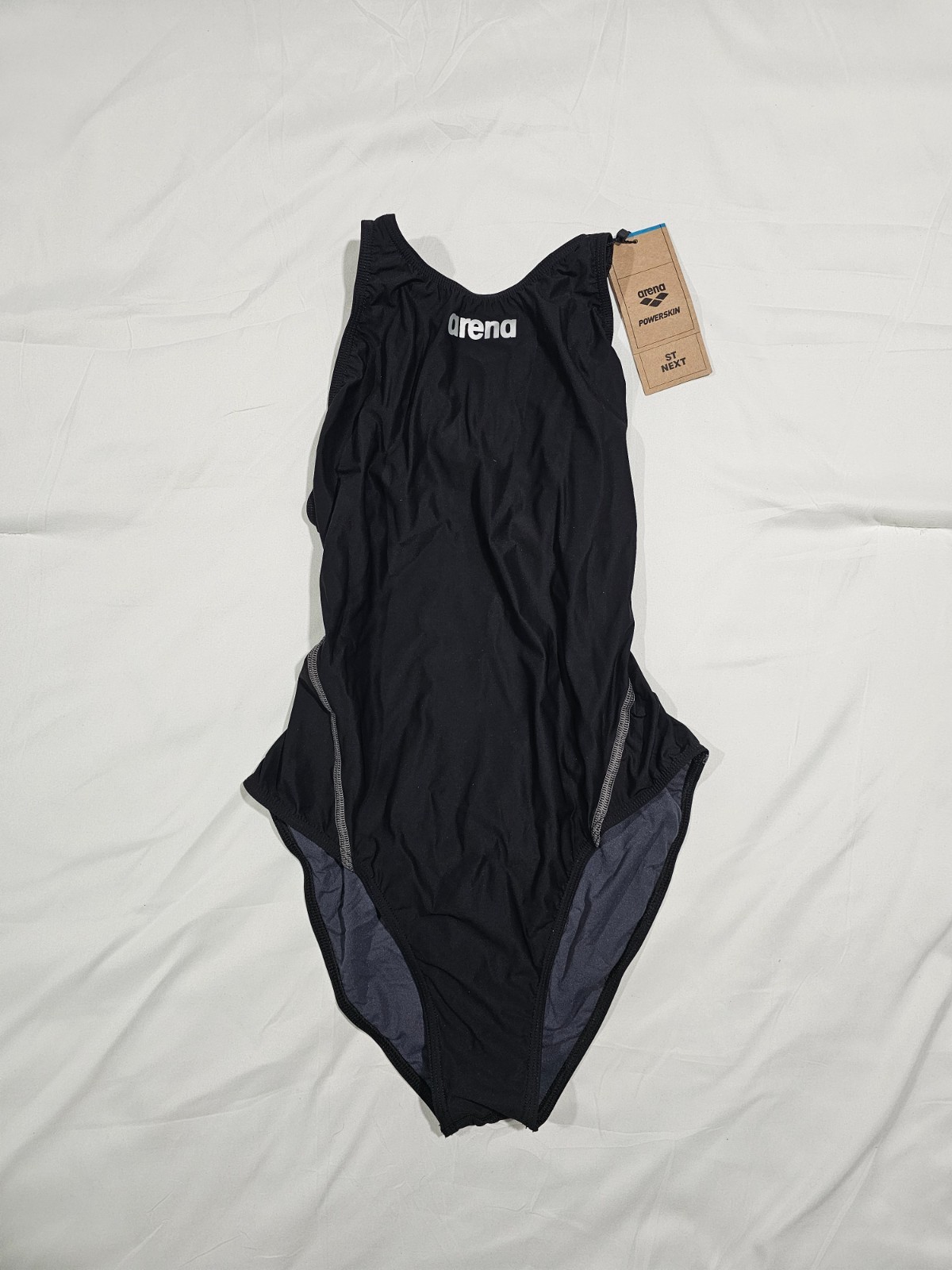 Arena Powerskin ST Racing Swimsuit Black Size 34 Competition Tech Suit NWT