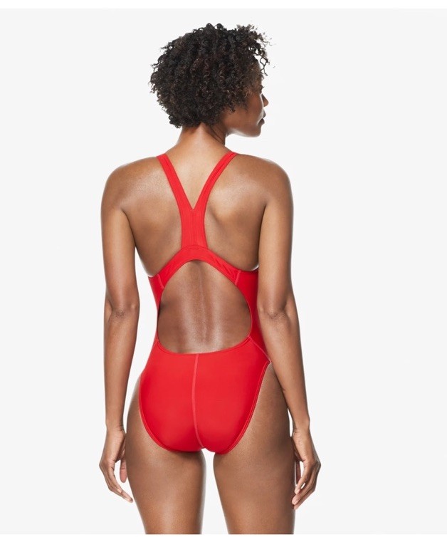 Speedo Women’s One PC Pro Lt Competition Bathing 10 36 Red Lined Swimsuit