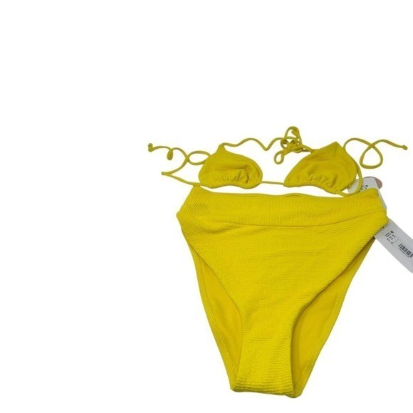 NWT: GB (Gianni Bini) Vibrant Yellow 2 pc Bikini set- Large