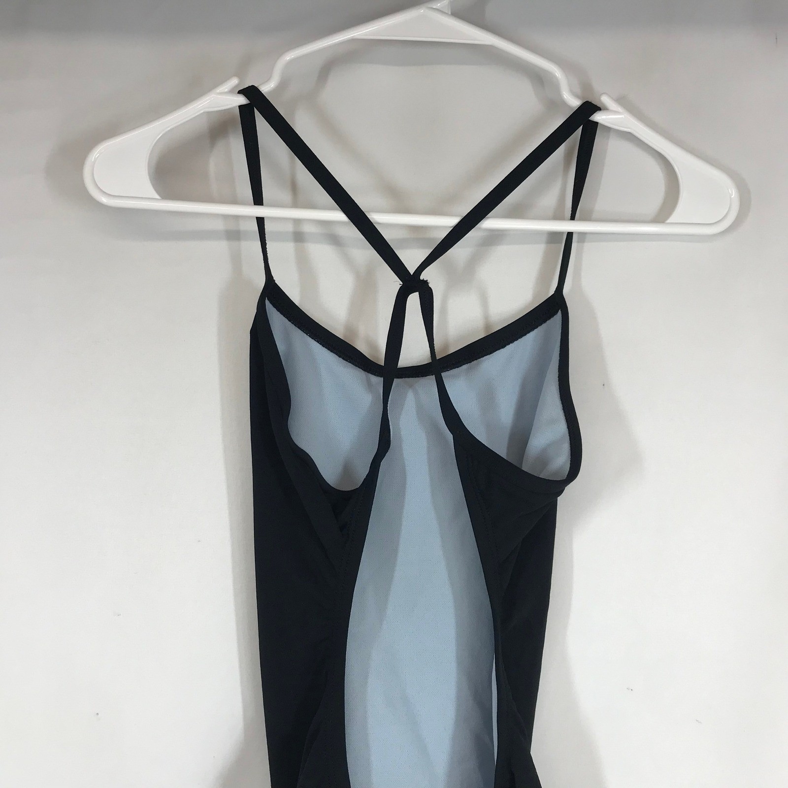 Nike Womens Performance One Piece Swimsuit Black Cutout Back Size 30 WMS 4