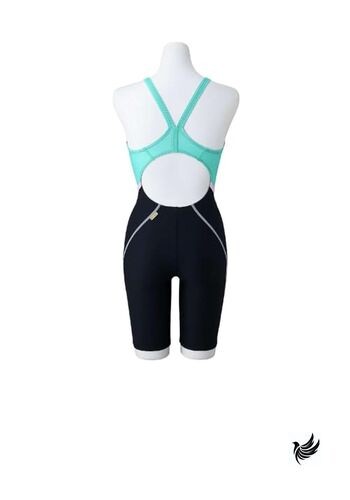 Mizuno Women’s One-Piece Swimsuit Exersuit Training Swimsuit Half Suit Size 94: