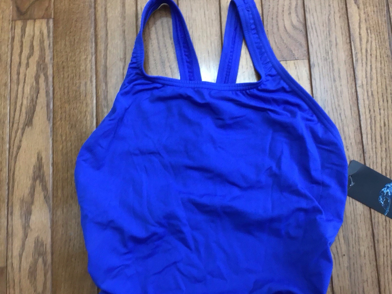 New Speedo Swimsuit 1 Pc Endurance Supro A Size 12/38 Royal Blue Racer (T1-10)