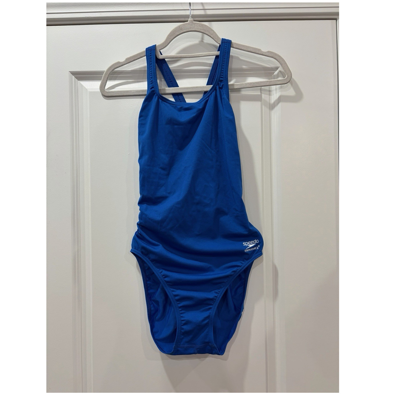 Speedo Endurance+ Blue One Piece Competitive Swimwear Size 10/36