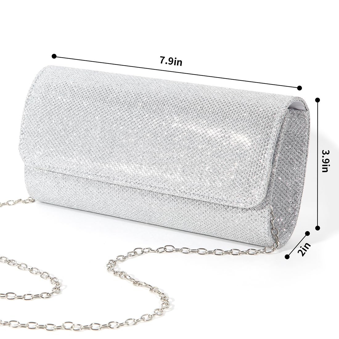 Lovyococo Evening Bag Clutch Purses For Women Ladies Sparkling Party Handbag
