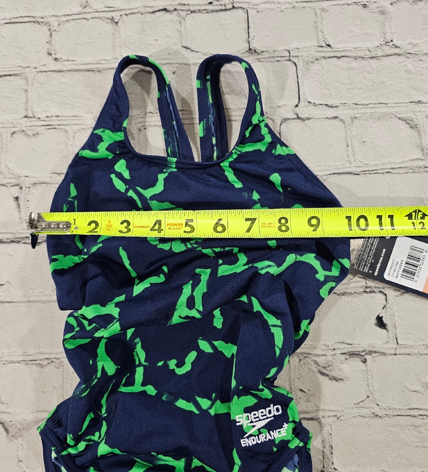 Speedo YOUTH WOMENS SIZE 22 Endurance+ Flyback Competition Swimsuit Wrack It Up