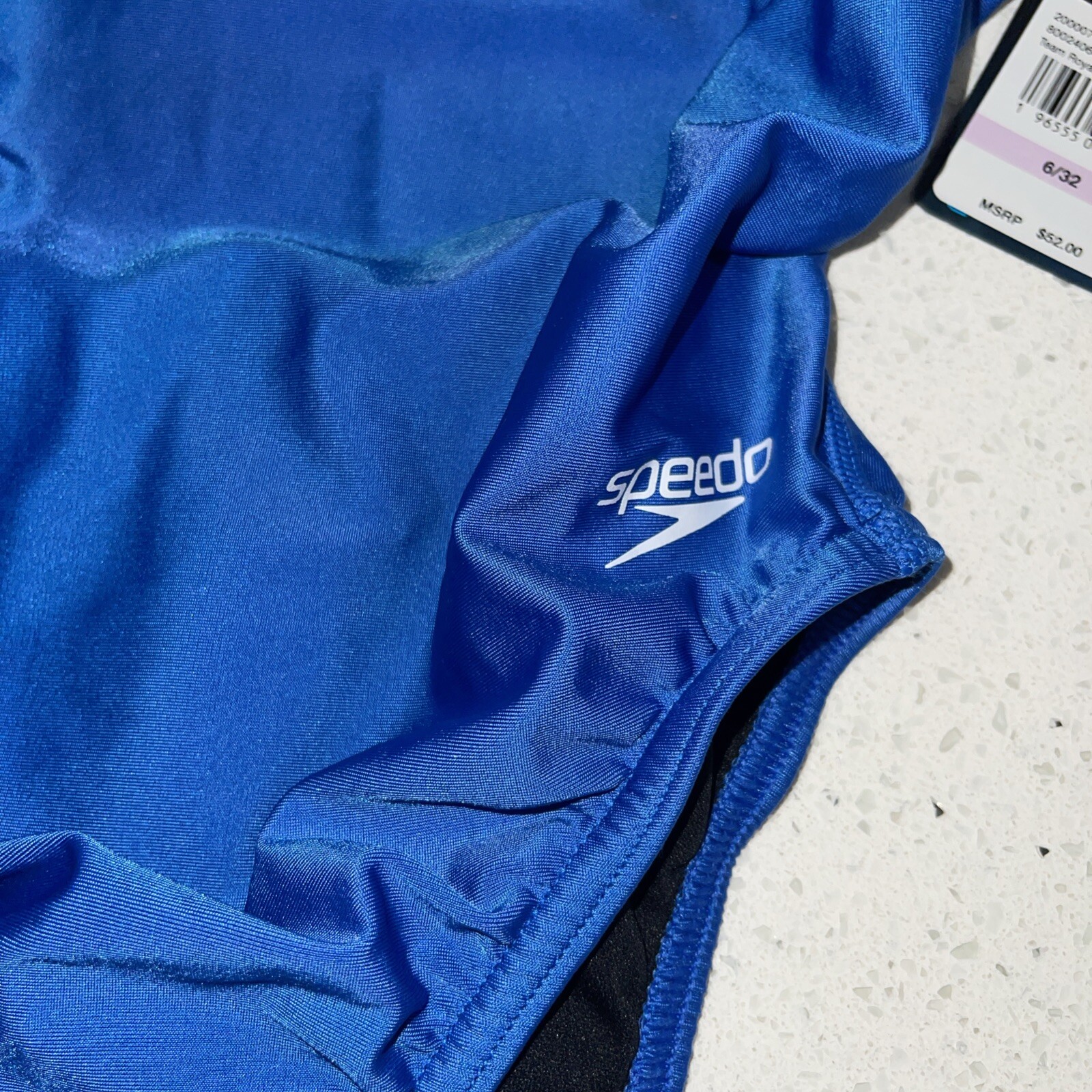 Speedo Women’s Swimsuit Solid Super Pro Team Royal Blue 6/32 NWT