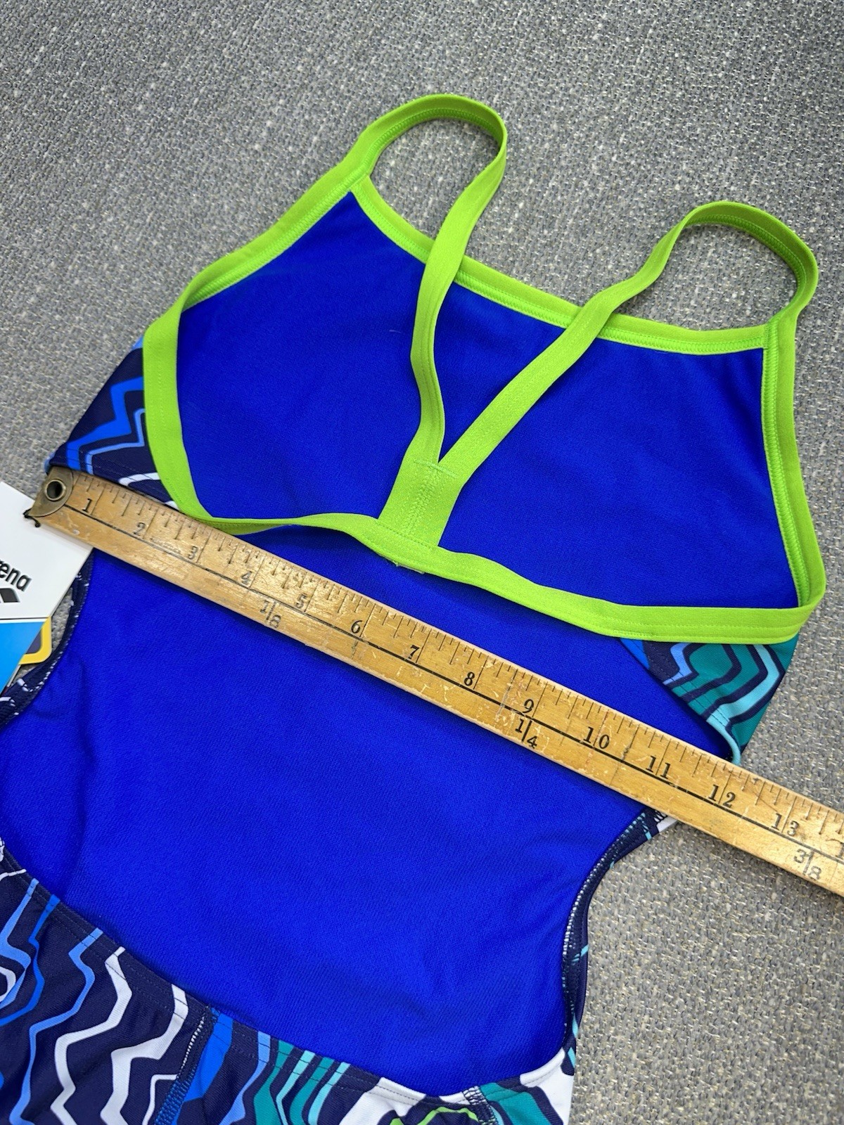 Arena Women’s Challenge Back MaxLife One Piece Training Swimsuit Size 30 Blue