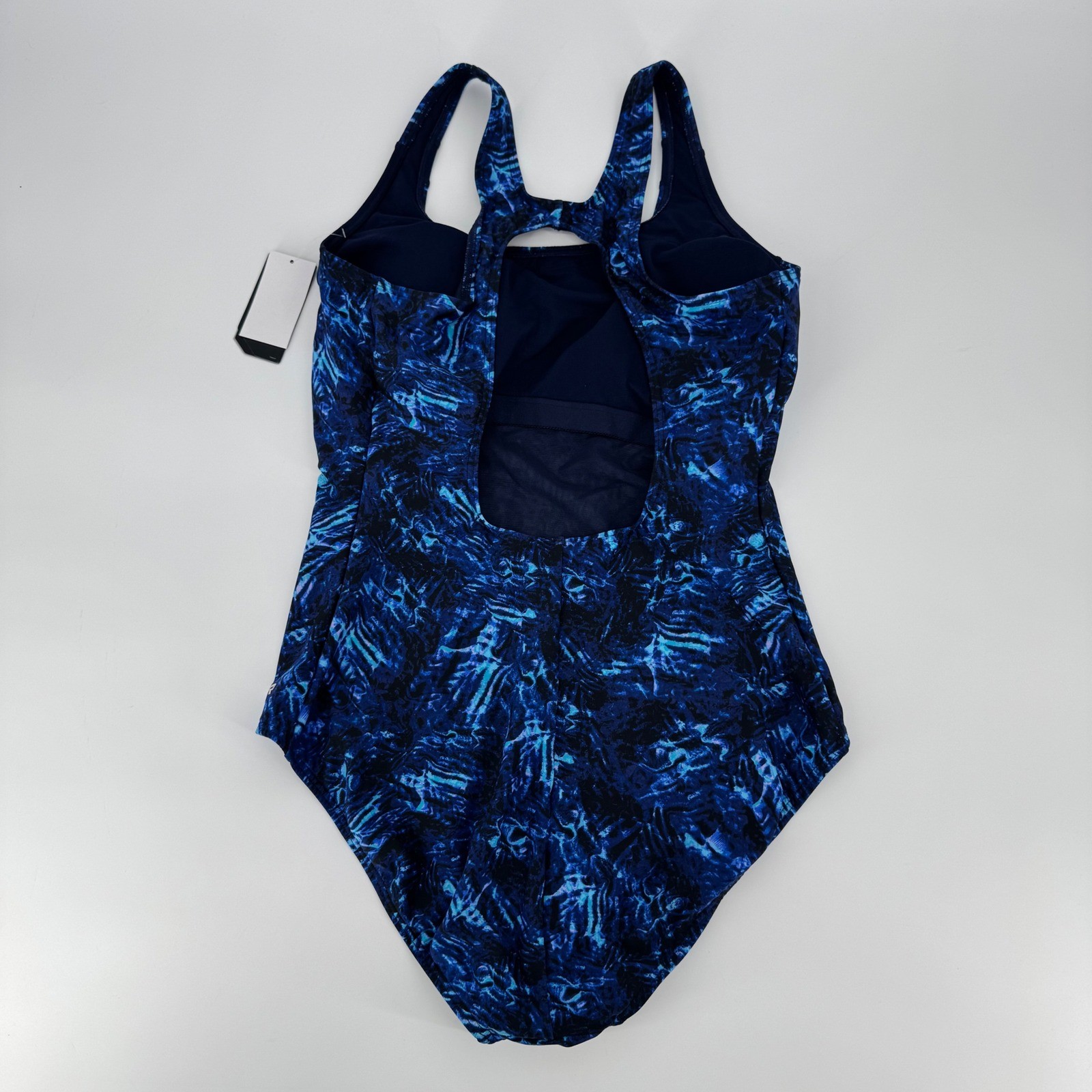 TYR Womens Max Splice Controlfit One Piece Swimsuit Navy Blue Size 20 P07003 NEW