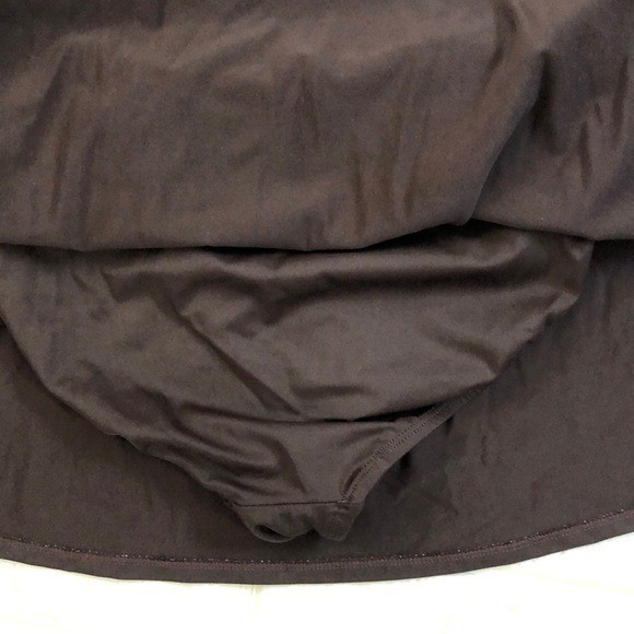 Speedo brown swim skirt bikini bottoms plus size women’s size 18