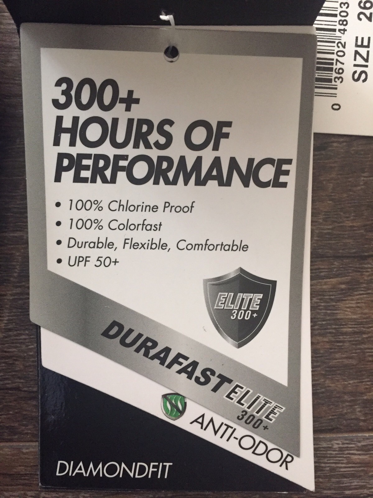 TYR Womens DURAFAST Elite/UPF 50+/Anti-Odor Team PERFORMANCE DiamondFit Swim 26