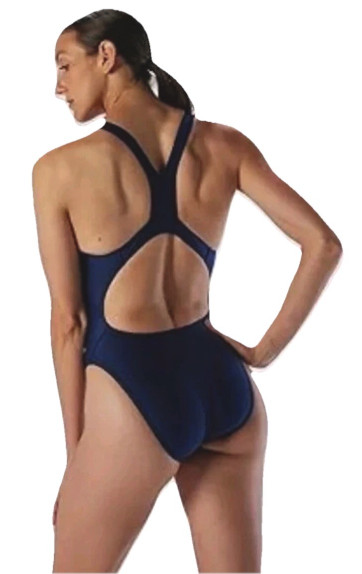 New Speedo Swimsuit 1 Pc Endurance Supro A Size 12/38 Royal Blue Racer (T1-10)