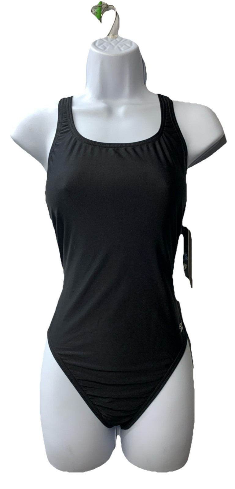 Speedo Women’s Team Black One Piece Swimwear 10/36 Competition New Tags