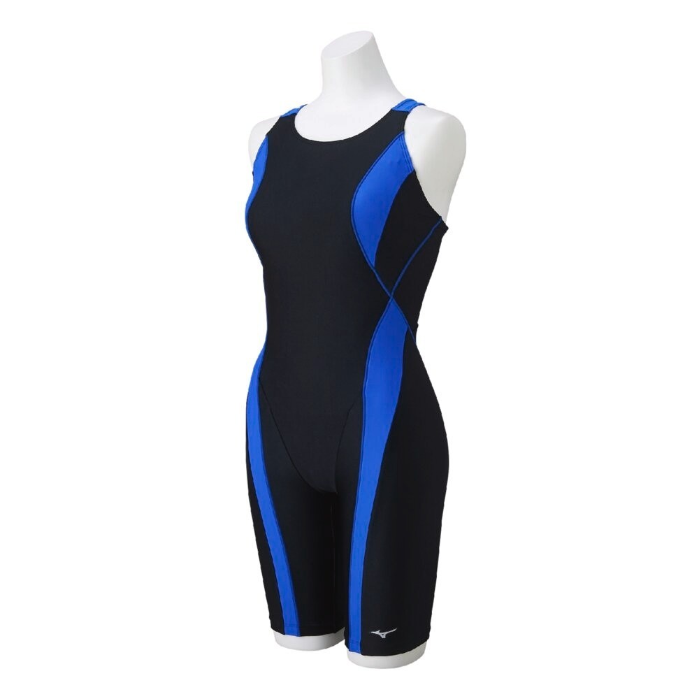 Mizuno Women’s Stroke ONE Swim Fitness All-in-One Suit N2JGC33092 Black/Blue