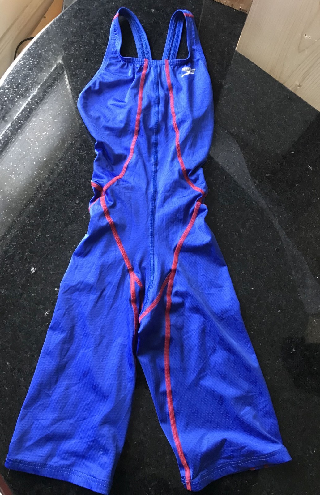 Speedo Female Knee Length Blue size 27 Swimsuit One Piece (2005 model 719483)