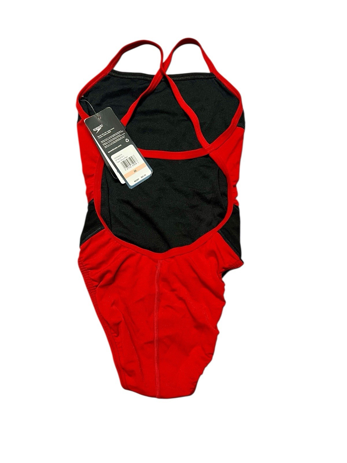 New With Tags Speedo Endurance+ Competition Racing Suit Womens 22 Crossback