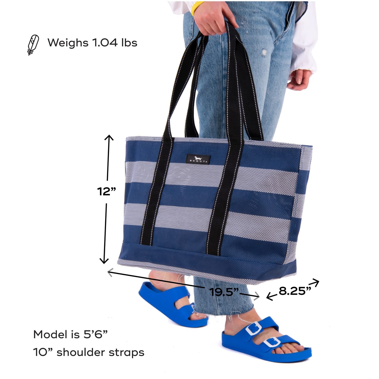 SCOUT Joyride – Large Sandproof Beach Bag For Women – Durable Mesh Woven Beac…