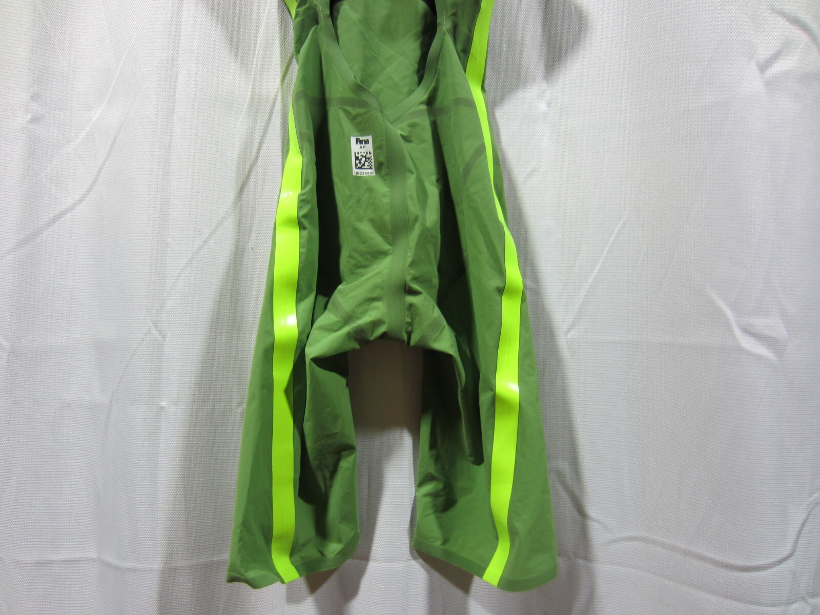 NEW Head Women’s XS Liquidfire Wiz Knee Leg Cut Open Back Swim Race Suit Olive