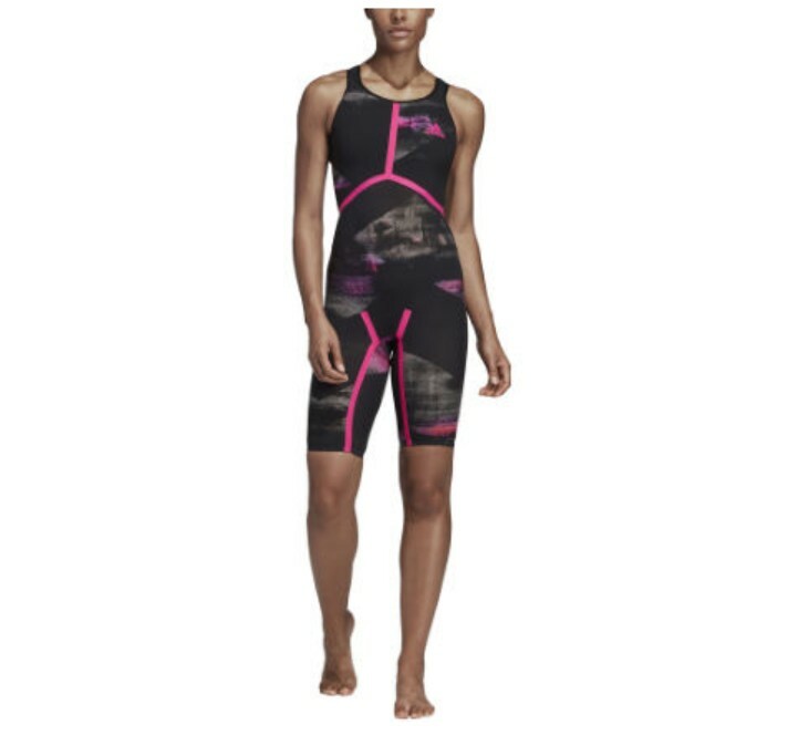 adidas Adizero XVIII Freestyle Open Back Swimsuit – Women’s Swimming Size 20″