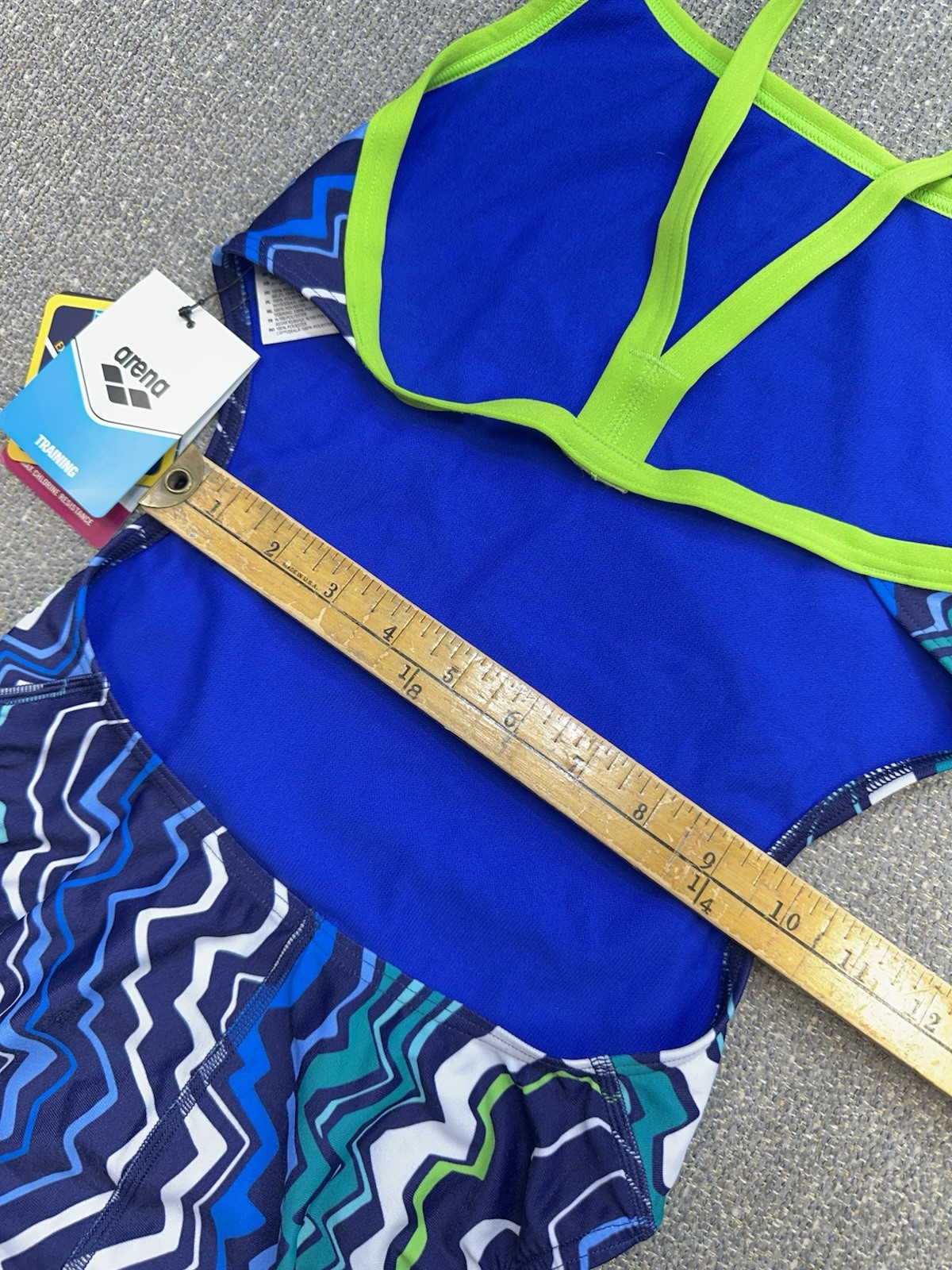 Arena Women’s Challenge Back MaxLife One Piece Training Swimsuit Size 30 Blue