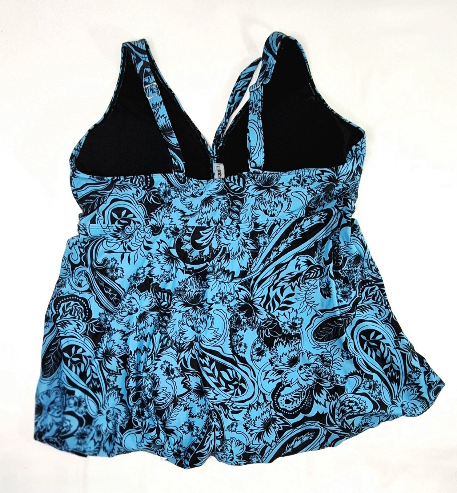 YONIQUE Plus Size 2 Piece Swimsuit Tankini w/ Swim Shorts 22W