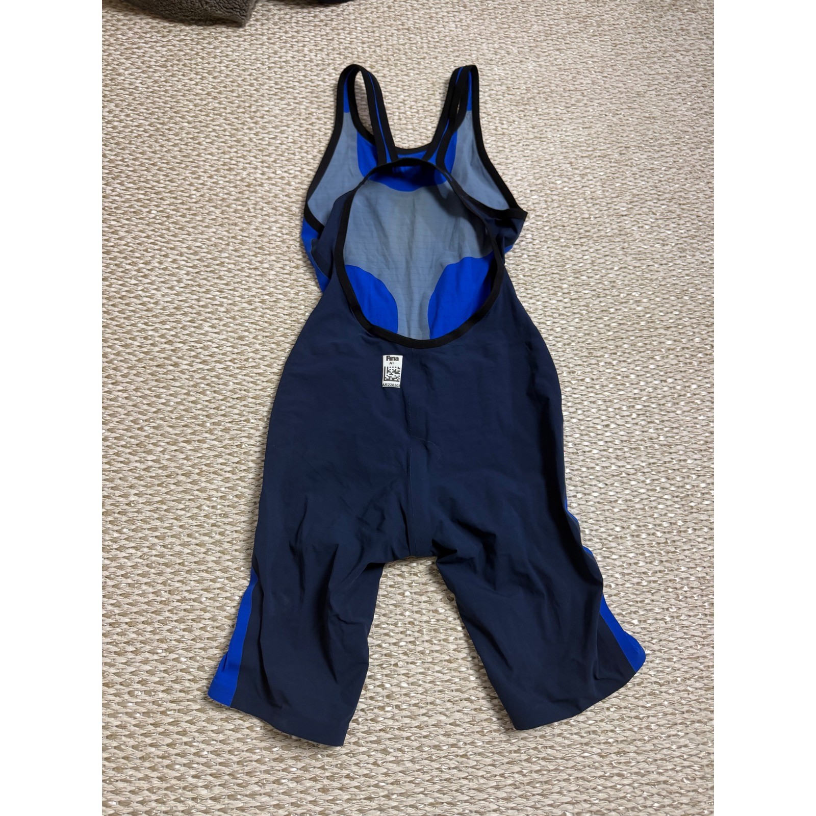 Arena Powerskin Carbon Air Kneeskin Technical Racing Swimsuit Blue Womens 26