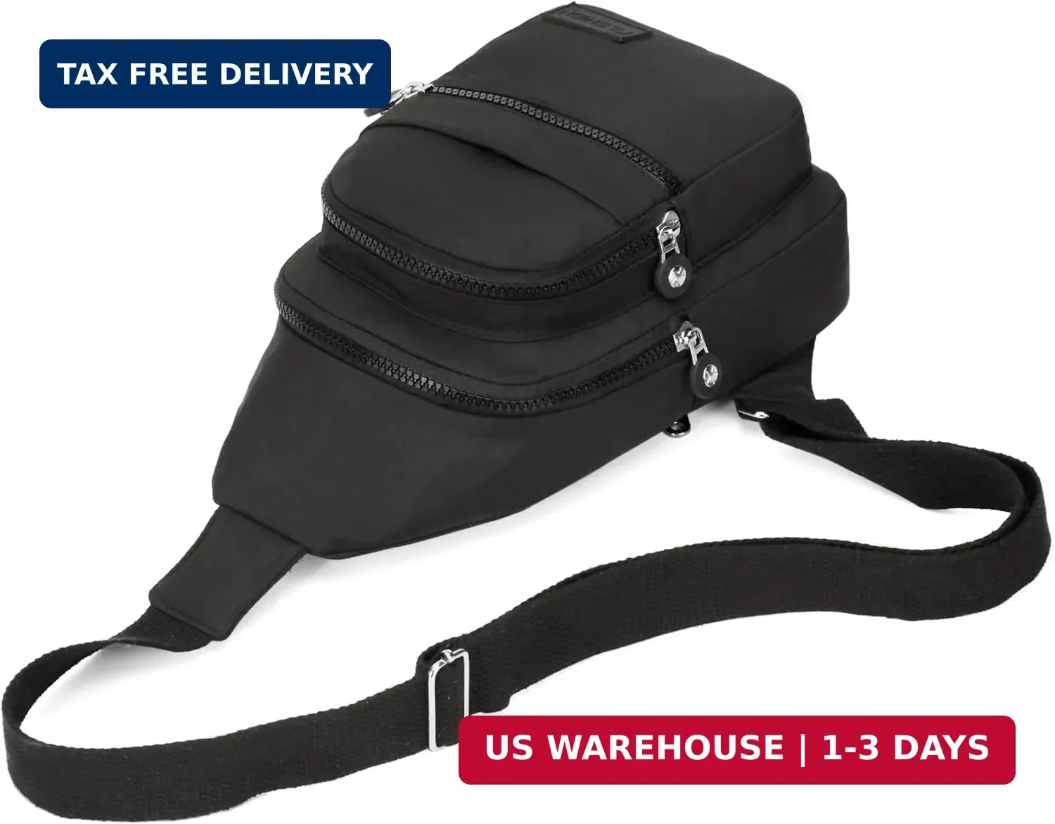Banelu Small Sling Backpack Crossbody Bags for Women Men, Small Sling Bag Cross