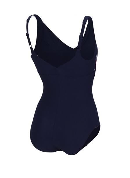 NWT ARENA Women’s ‘Minesse’ 1-piece swimsuit Navy/Gray/Rose Violet 32/US 2/XS