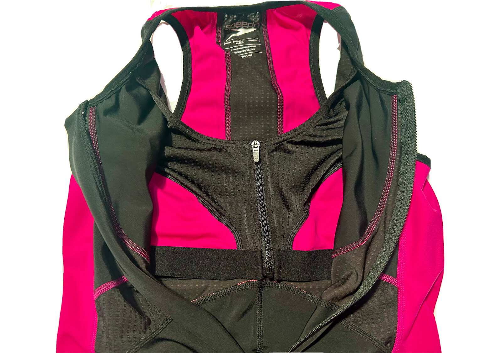 Speedo Women’s Fastskin Xenon Triathlon Sleeveless Top w/ Bra Size Small