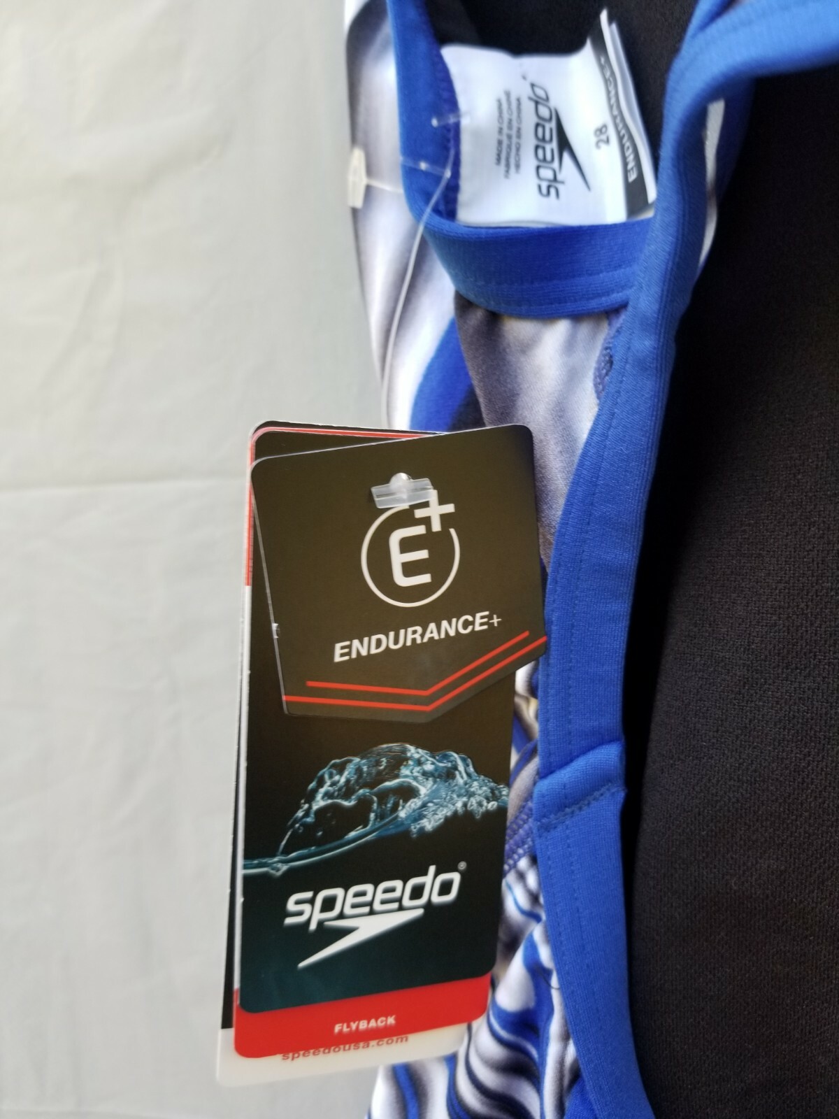 *48HR SALE* NEW SPEEDO Womens Endurance Swimsuit, Size 28, Racing Cut Flyback