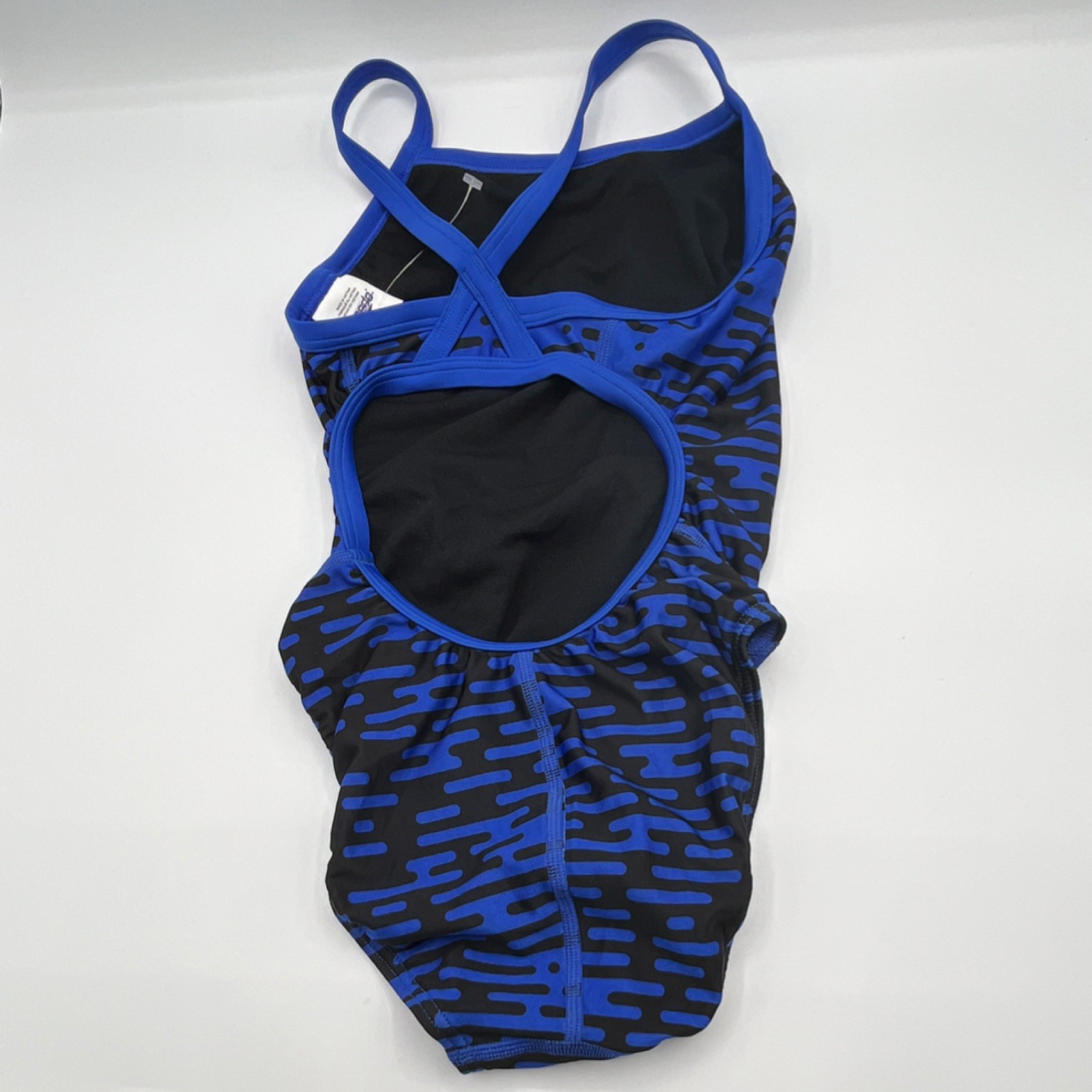 NEW Speedo Pro LT Women’s Competitive Swim One Piece Swimsuit Blue Black Size 24
