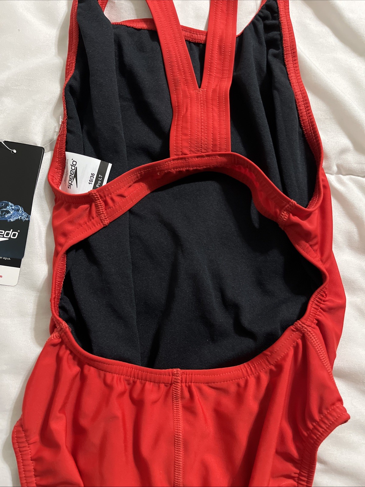 Speedo Women’s Swimsuit Pro LT Team Red 10/36 NWT