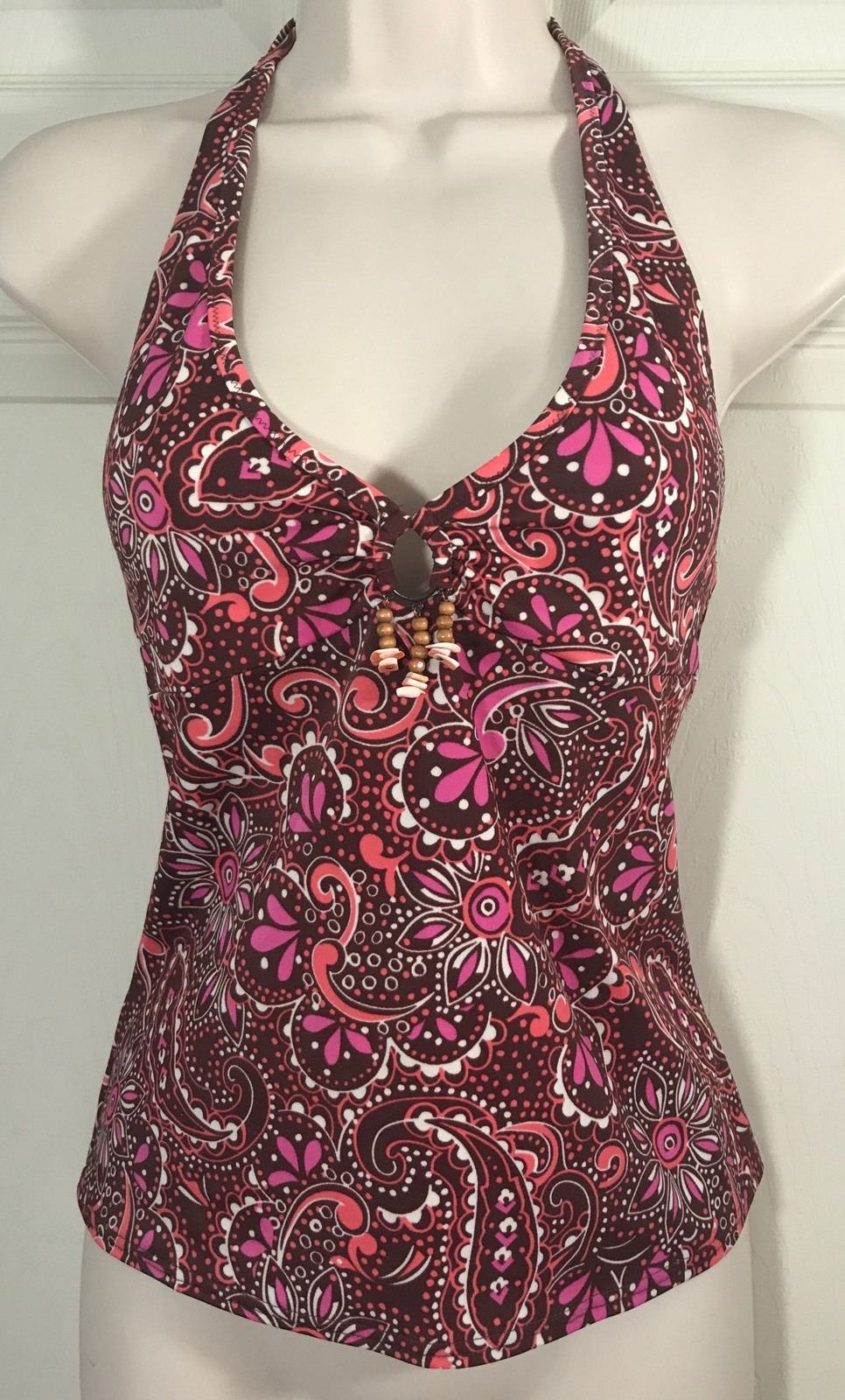 EUC Victoria’s Secret Paisley Print Size Medium Tankini Halter Top