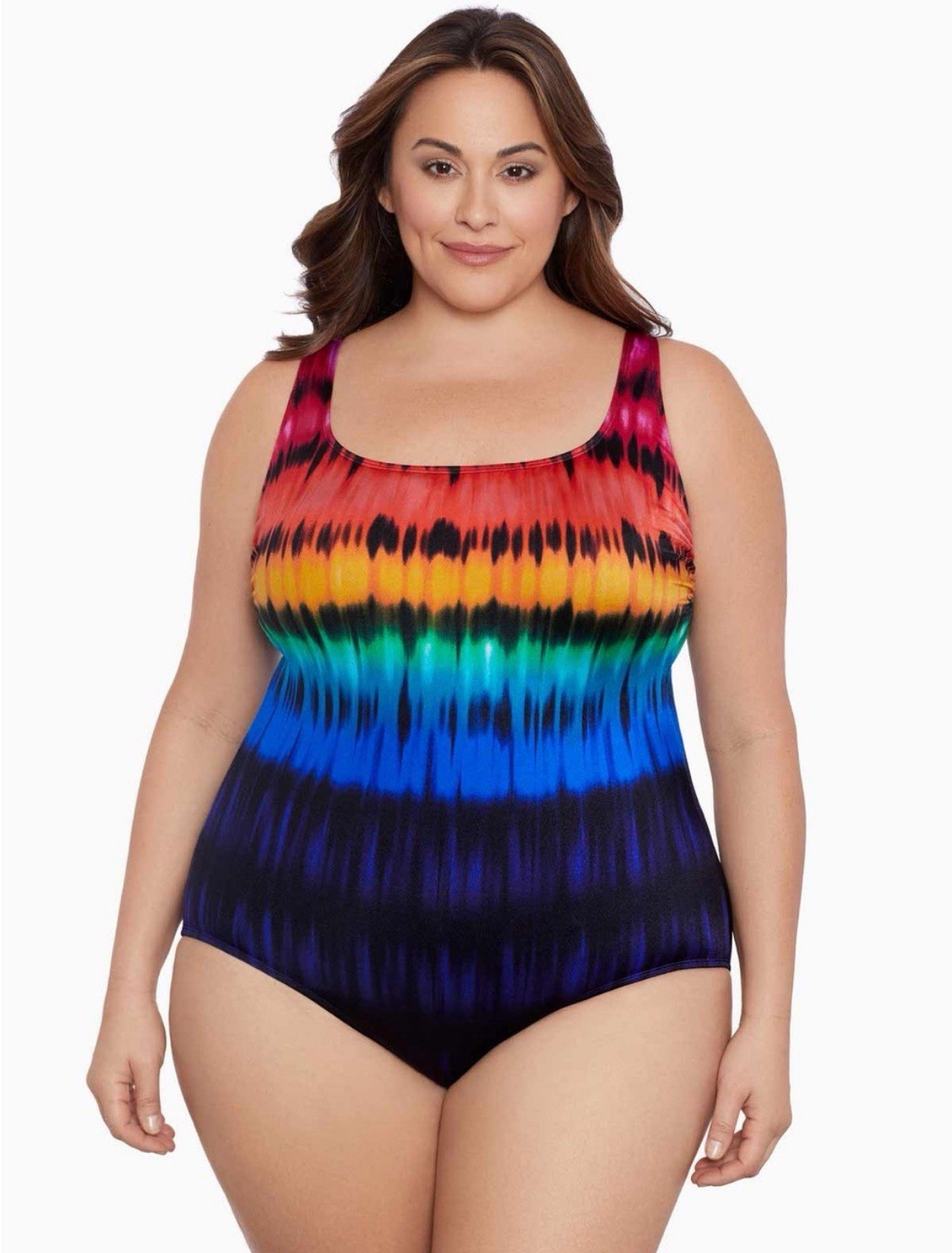 Longitude Heated Waters Crossback One Piece Swimsuit size 22