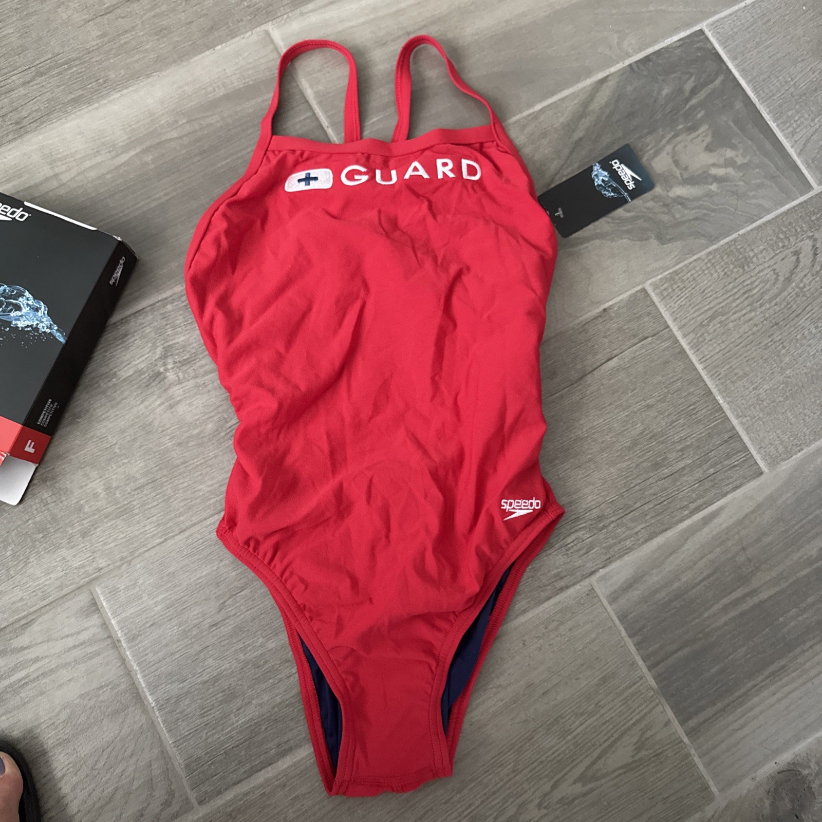 Speedo Competitive One Piece Skimpy Thin Strap Endurance+ Swimwear 8/34