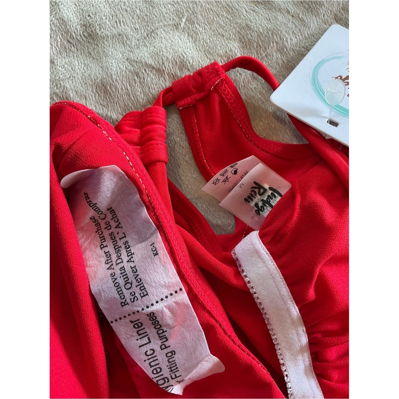 NWT Baywatch style Indigo Rein AMERICANA Red Novelty Back One-Piece