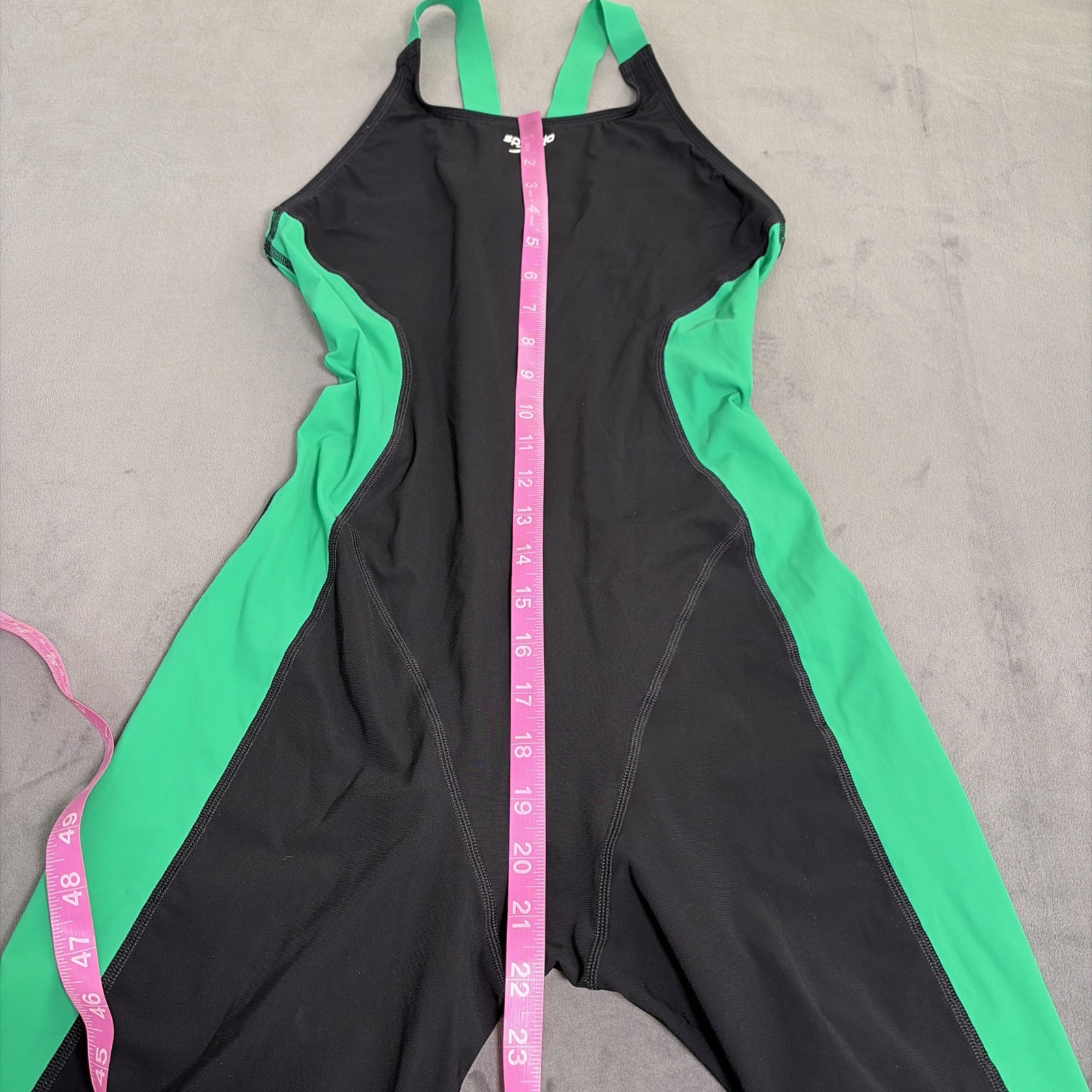 3) Speedo Fastskin LZR Pure Intent Open Back Kneeskin Tech Suit Size 10/36 Chrty